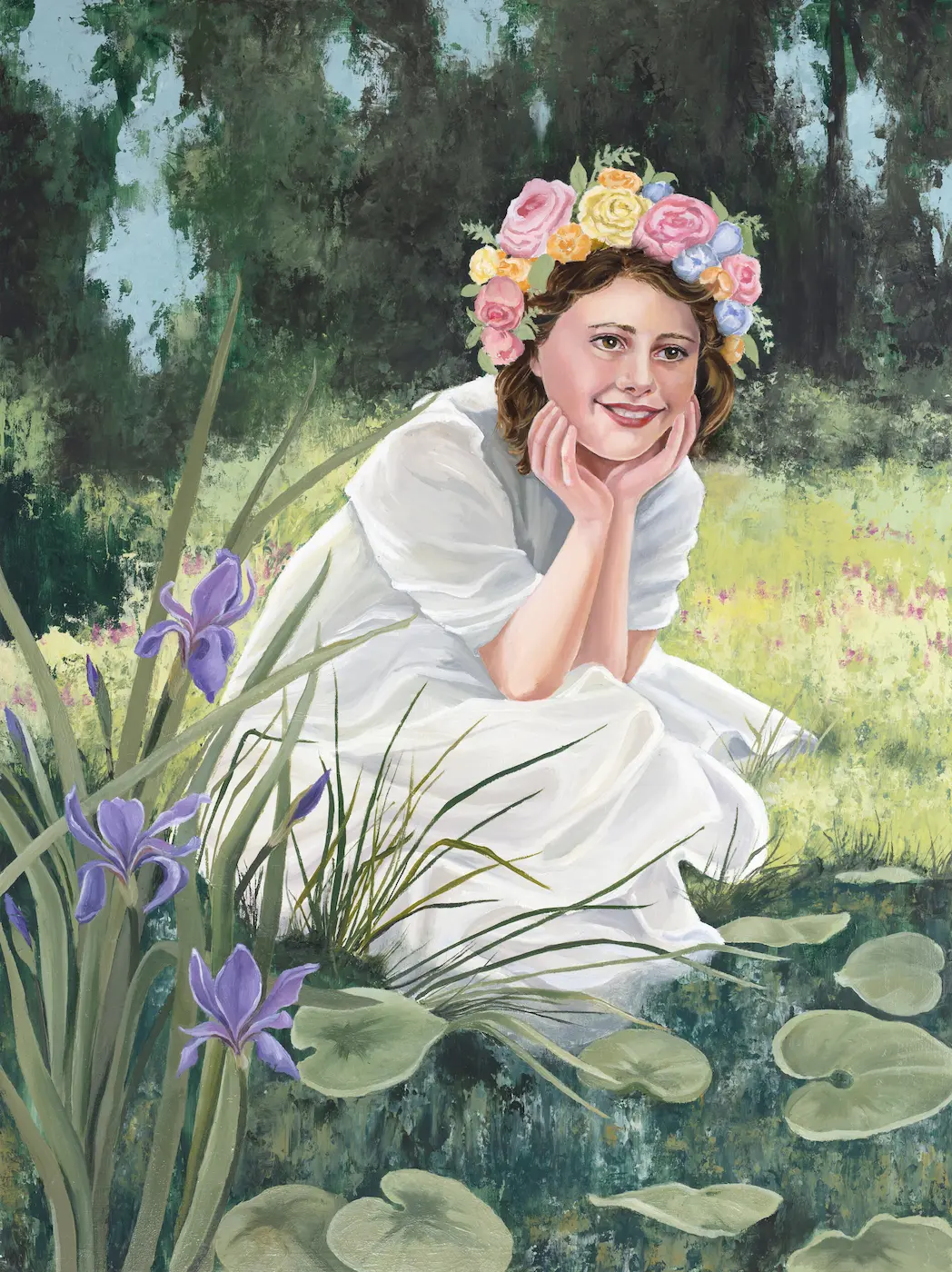 Painting: Anyuta Lifshitz, 2020 by Lauren Bergman