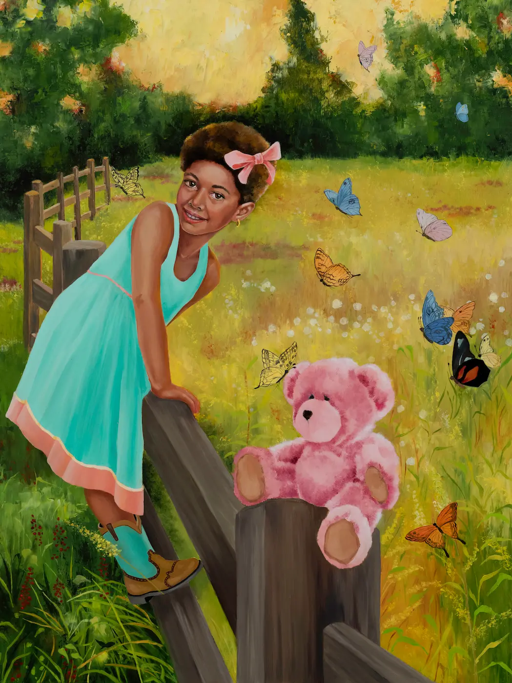 Painting: Henriëtte Bamberg Cambridge, 2019 by Lauren Bergman