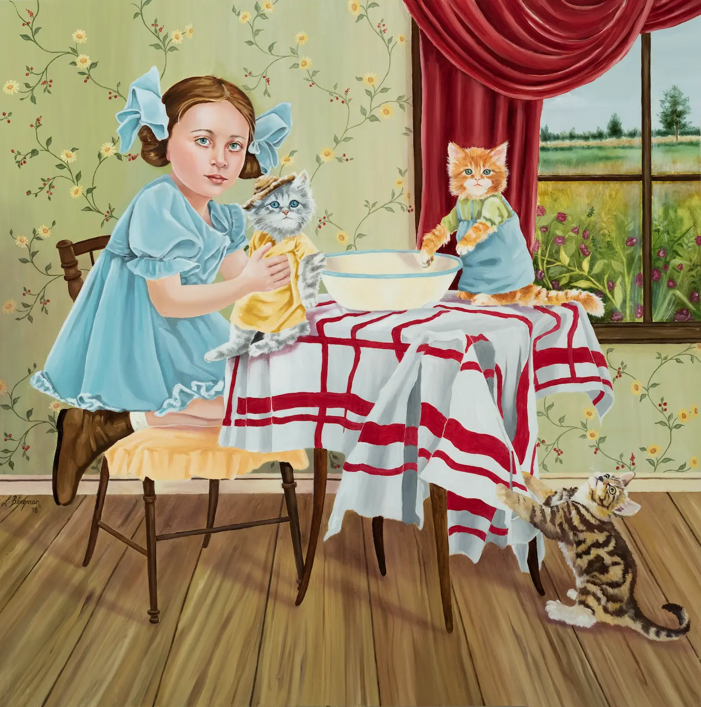 Painting: Judith Gersch, 2018 by Lauren Bergman