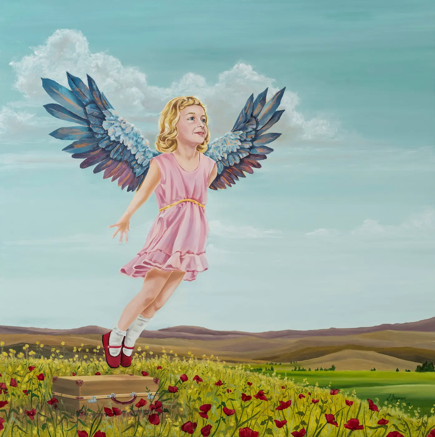 Painting: Katalin Kellerman, 2018 by Lauren Bergman