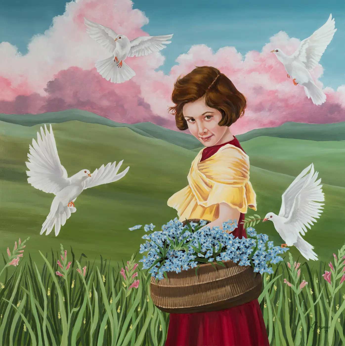 Painting: Mirjam Anna Bosman, 2019 by Lauren Bergman
