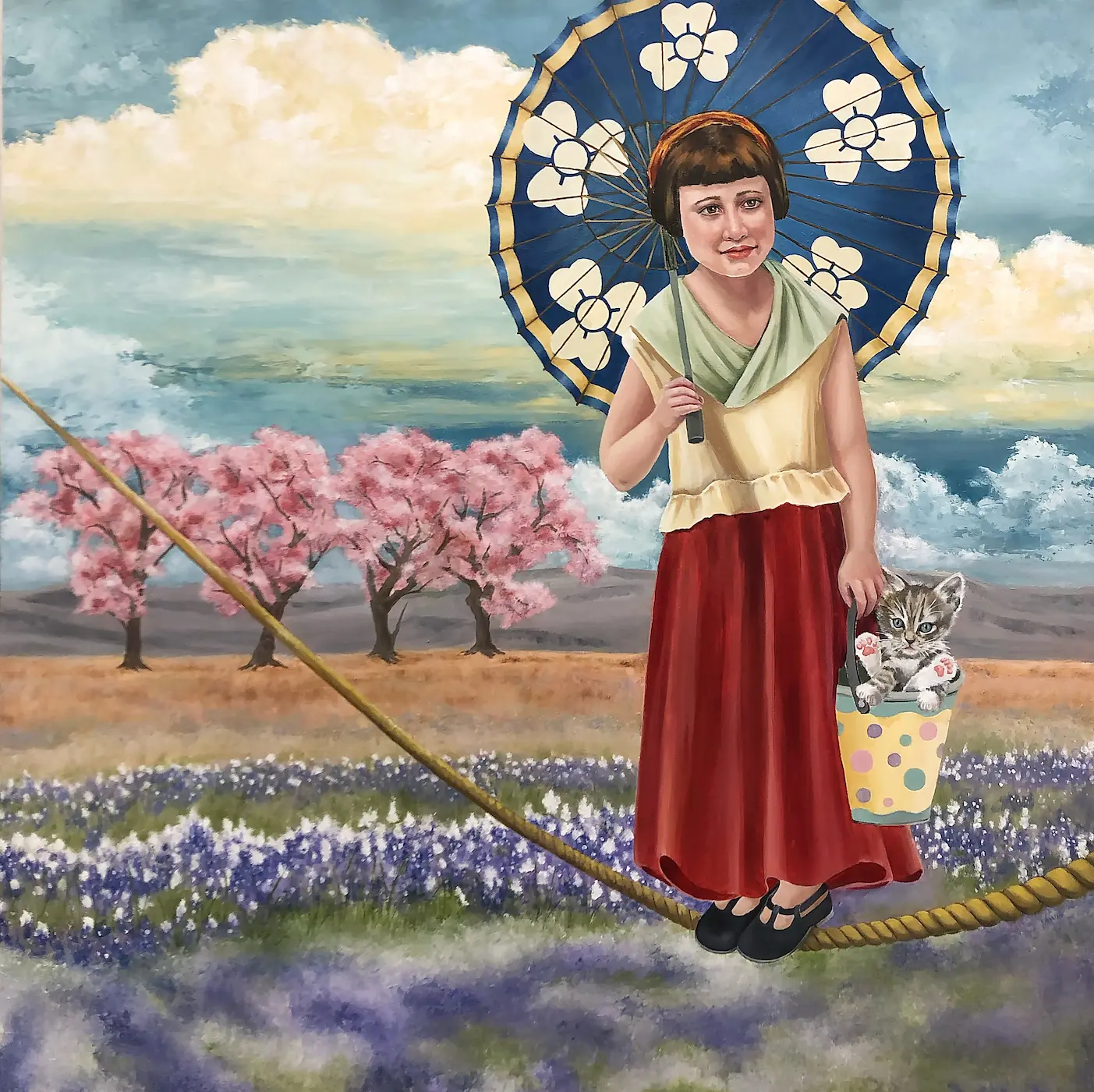 Painting: Rina Di Veroli, 2019 by Lauren Bergman