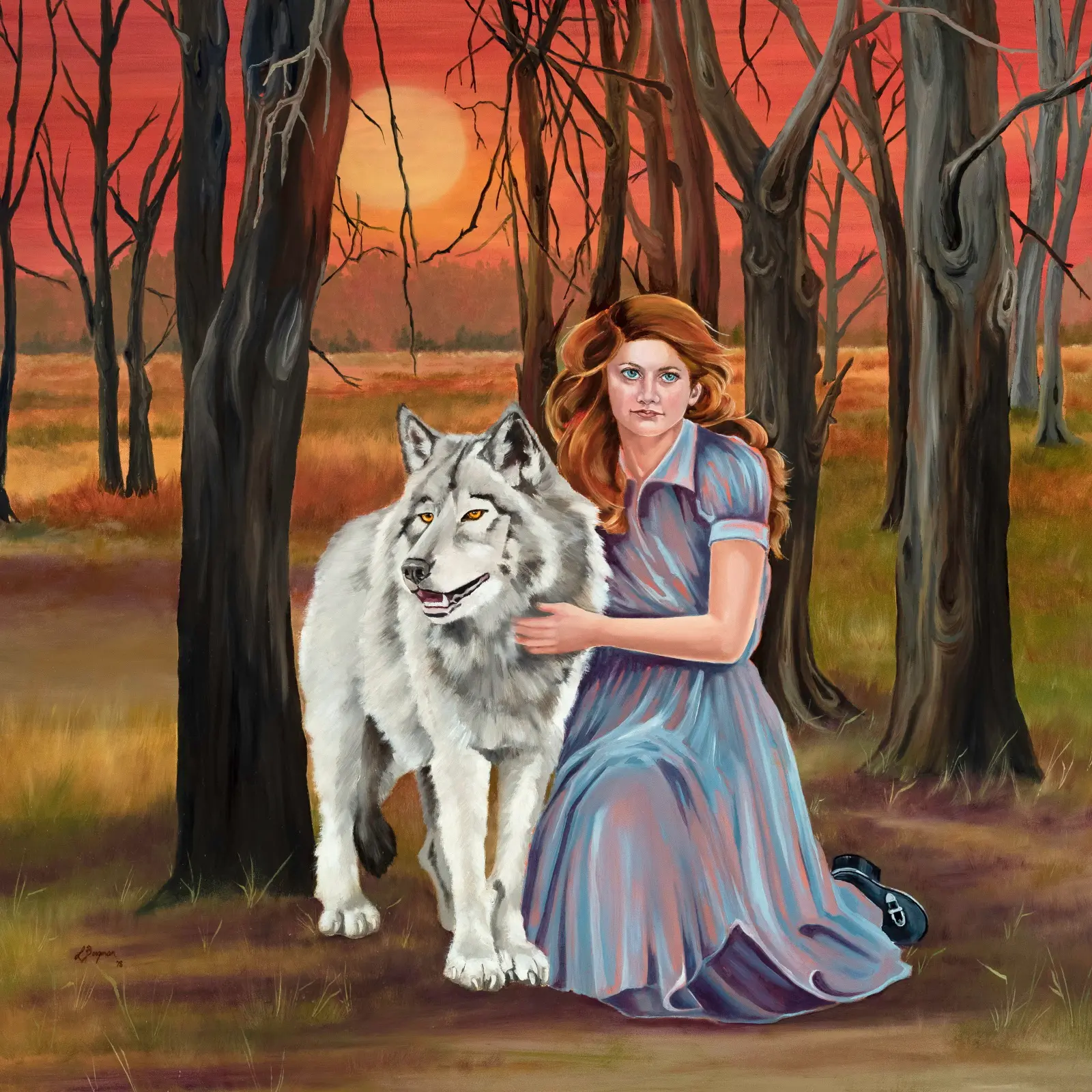 Painting: Tema Schneiderman, 2018 by Lauren Bergman